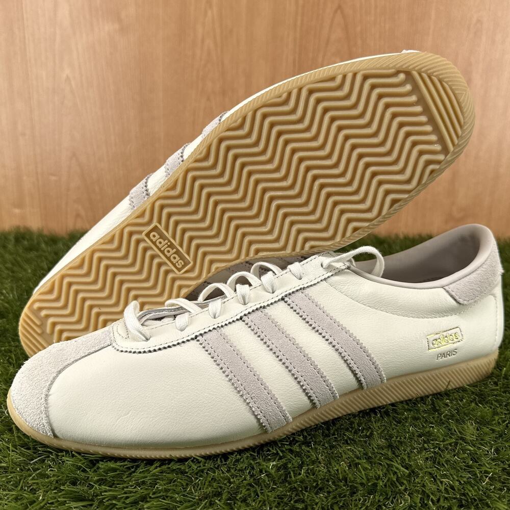 adidas Paris Core White Chalk Pearl Gum KJ1016 Men's Size 12